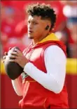  ?? Getty Images ?? Patrick Mahomes will be featured in “Quarterbac­k.”