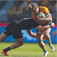  ??  ?? Wallabies skipper Michael Hooper will lead the side out for the 59th time. Picture: James Worsfold/Getty Images