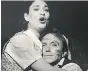  ?? NIR BARAKET/ THE CANADIAN PRESS ?? Amy Sky, left, played David Cassidy’s mother in the Toronto run of the musical Blood Brothers.