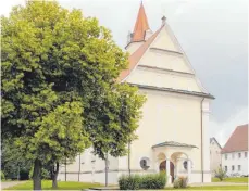  ?? FOTO: NUSS ?? Am Samstag wird die Beisetzung der Gebeine in die Gruft der Familie von Freyberg in der St. Oswald Kirche in Justingen begangen.