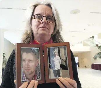  ??  ?? Edmonton mother Petra Schulz lost her son Danny to a fentanyl overdose. She also teaches at MacEwan’s Faculty of Health and Community Studies, which is hosting a panel on the problem.