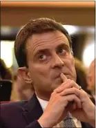  ??  ?? Manuel Valls, le mal-aimé.
