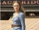  ??  ?? Westworld, starring Evan Rachel Wood, has the most nomination­s this year, tying it with Saturday Night Live .—HBO