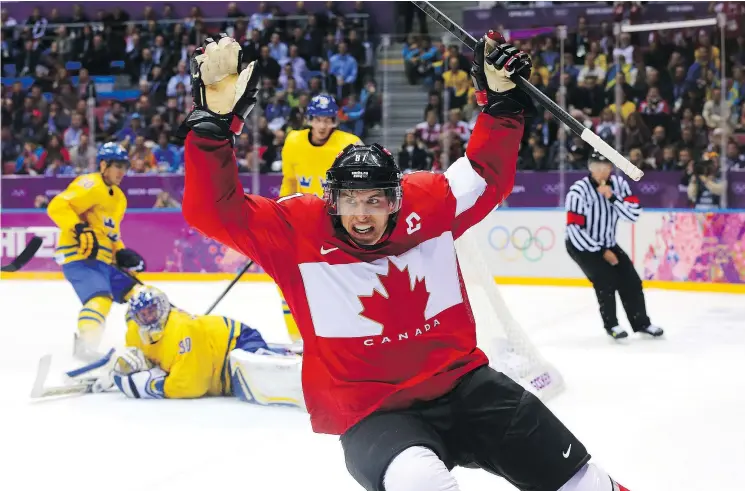  ?? — GETTY IMAGES FILES ?? In 2014, 15 million Canadians watched the Olympic gold-medal game between Canada and Sweden in Sochi. China drew an audience of 120 million.