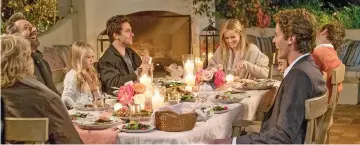  ??  ?? (Above and right) Coming in second was another new release, ‘Home Again’. The romantic comedy has Reese Witherspoo­n unexpected­ly finding herself living with three young men after a separation from her husband.