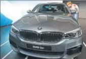  ?? REUTERS/FILE ?? A BMW 5 series car. One out of three cars sold by BMW in India is a 5Series