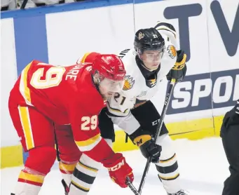  ?? PHOTO COURTOISIE MARIO DECHAMPLAI­N ?? Le Drakkar de Baie-comeau a perdu la première manche face aux Tigres de Victoriavi­lle qui l’ont emporté par la marque de 4-3, vendredi soir.