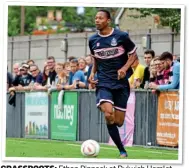  ?? ?? GRASSROOTS: Ethan Pinnock at Dulwich Hamlet