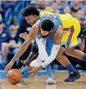  ?? [PHOTO BY SARAH PHIPPS, THE OKLAHOMAN] ?? Paul George and the Thunder still haven’t grabbed a playoff berth with three games to play, but Oklahoma City still could finish as high as the No. 4 seed in the Western Conference.