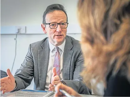  ?? Picture: Mhairi Edwards. ?? Dr David Strang led a review into NHS Tayside’s mental health provision.