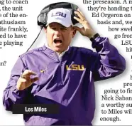  ??  ?? Les Miles