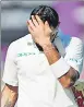  ?? REUTERS ?? Virat Kohli looks dejected after being dismissed.