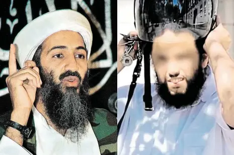  ?? Koláž: MF DNES ?? Vysmátý islamista Bodyguard Usámy bin Ládina (vlevo) Sami A. si užívá výhod německého sociálního systému.
