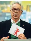  ?? FOTO: RTR ?? Dieter Kosslick scheidet nach 18 Jahren als Berlinale-Chef aus.