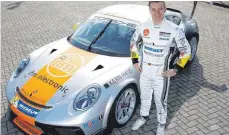  ?? FOTO: ALEXANDER TRIENITZ ?? Tim Zimmermann startet in den Porsche-Carrera-Cup.