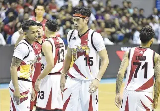  ??  ?? THE NEWLY MINTED PBA Philippine Cup champions San Miguel Beermen.