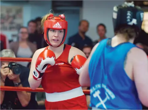  ?? OBSCURa CREATIVE ?? Marija Curran is three years into a competitiv­e amateur boxing career and already has two national titles under her belt.