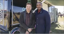  ?? ?? Jeremy Renner and Anthony Mackie as seen in “Rennervati­ons”