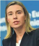  ??  ?? Federica Mogherini