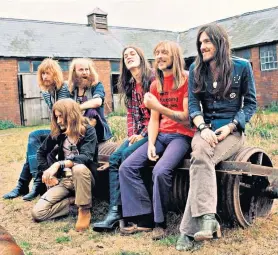  ?? ?? left) The band in 1973: Brock (second right), Lemmy (far right) and Nik Turner (far