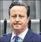  ??  ?? DAVID CAMERON: Suffered strong backbench opposition.