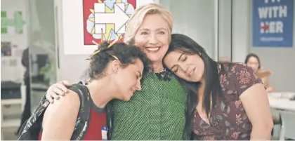  ?? COMEDY CENTRAL ?? Shows such as Broad City haven’t been afraid to get political. Then-presidenti­al candidate Hillary Clinton was on last season.