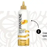  ??  ?? 1 CremaCrem para Peinar Summer Edition,Editi PANTENE PRO-V COLL COLLECTION.