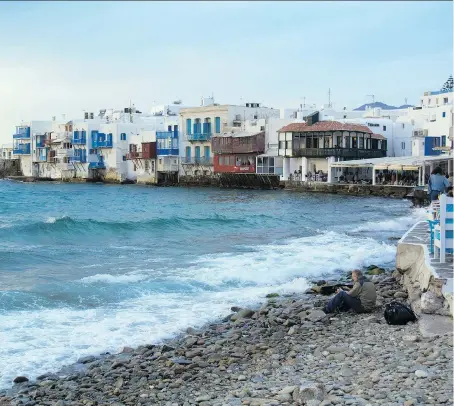  ?? PHOTOS: AARON SAUNDERS ?? In just four days, Celestyal Olympia sails to six Greek Islands, including Mykonos.