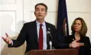  ??  ?? Ralph Northam, with his wife Pam. Photograph: Steve Helber/AP