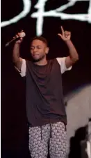  ??  ?? KENDRICK Lamar