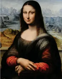  ?? ?? The Monalisa painting