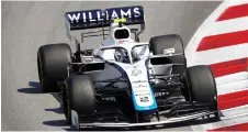  ?? — AFP photo ?? File photo shows Williams’ Canadian driver Nicholas Latifi drives at the Circuit de Catalunya in Montmelo near Barcelona.