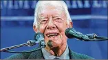  ?? CURTIS COMPTON / CCOMPTON@ AJC.COM ?? Ex-President Jimmy Carter wants the U.S. to widen access to mail-in voting options amid the pandemic.