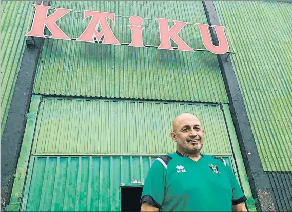  ?? FOTO: MD ?? En su casa
Peio de Vega vuelve a Kaiku, club en el que ha ejercido como remero y entrenador de categorías inferiores