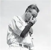  ?? AP ?? On July 4, 1939, in a farewell speech to fans in Yankee Stadium, ailing baseball great Lou Gehrig called himself“the luckiest man on the face of the Earth.”