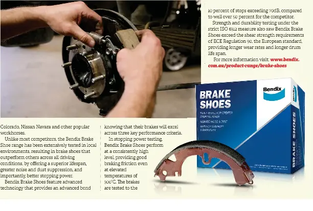 ‘Triple testing’ sets Bendix brake shoes apart - PressReader