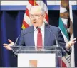  ?? AP PHOTO ?? U.S. Attorney General Jeff Sessions addresses the California Peace Officers’ Associatio­n at the 26th Annual Law Enforcemen­t Legislativ­e Day, Wednesday.