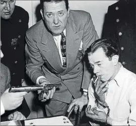  ?? NEW YORK DAILY NEWS ARCHIVE ?? Willie Sutton en el seu últim arrest a Nova York el 1952