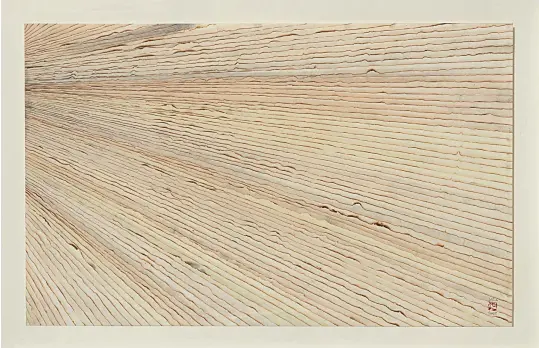  ??  ?? Kim Minjung,
La Strada, 2019; 50 x 80 cm. © Fondation Colas / Jean-François Fanet.