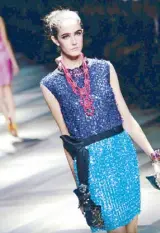  ??  ?? A sequined dress from Lanvin spring 2009 (wwd.com)