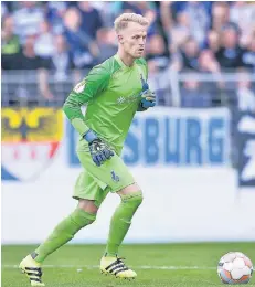  ?? FOTO: THORSTEN TILLMANN ?? Ein neues Kapitel: Torwart Marcel Lenz wechselt zur neuen Saison zum Regionalli­gisten Rot-Weiß Essen.