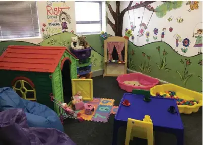  ??  ?? The facility creates a safe space for children to express themselves.