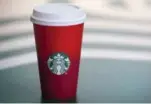  ?? NEW YORK TIMES ?? Starbucks’s holiday cup has been deemed an act of aggression by some Christians.