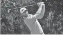  ??  ?? Dustin Johnson hits from the third tee during Friday’s second round of the WGC - Mexico Championsh­ip at Club de Golf Chapultepe­c in Mexico City.
