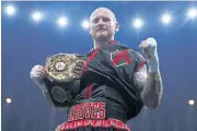  ?? REUTERS ?? George Groves celebrates winning the fight against Jamie Cox.