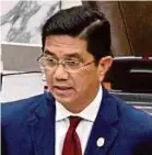  ??  ?? Datuk Seri Mohamed Azmin Ali