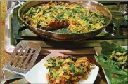  ?? GASSENHEIM­ER/TNS LINDA ?? Southweste­rn Skillet Pizza is a one-pan meal.