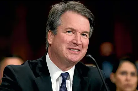  ?? AP ?? The politicise­d US judiciary meant Brett Kavanaugh’s elevation to the Supreme Court was always going to be a brawl.