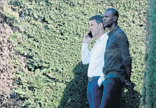  ?? FOTO: PEP MORATA ?? pero la secretaría técnica azulgrana, con Eric Abidal y Ramón Planes, no quiere aumentar la nónima de centrocamp­istas si no resulta necesario en la plantilla