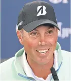  ?? Picture: Getty. ?? Much to smile about: co-leader Matt Kuchar.